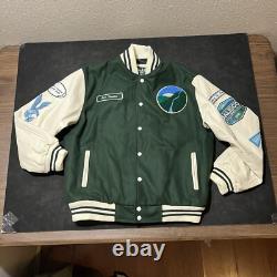 JAJA Tequila Leather Jacket Mexico Varsity Bomber Patron Casa amigo Mexican RARE