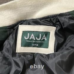 JAJA Tequila Leather Jacket Mexico Varsity Bomber Patron Casa amigo Mexican RARE