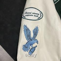 JAJA Tequila Leather Jacket Mexico Varsity Bomber Patron Casa amigo Mexican RARE