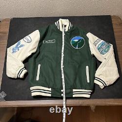 JAJA Tequila Leather Jacket Mexico Varsity Bomber Patron Casa amigo Mexican RARE