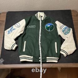 JAJA Tequila Leather Jacket Mexico Varsity Bomber Patron Casa amigo Mexican RARE