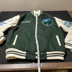 JAJA Tequila Leather Jacket Mexico Varsity Bomber Patron Casa amigo Mexican RARE