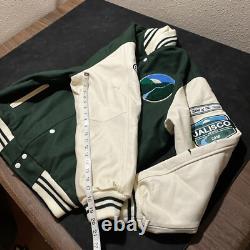 JAJA Tequila Leather Jacket Mexico Varsity Bomber Patron Casa amigo Mexican RARE