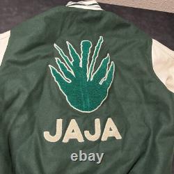 JAJA Tequila Leather Jacket Mexico Varsity Bomber Patron Casa amigo Mexican RARE