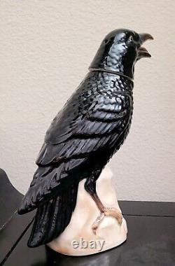 JOSE CUERVO CROW Vintage Tequila Decanter, Raven Black, Made in Germany