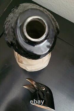 JOSE CUERVO CROW Vintage Tequila Decanter, Raven Black, Made in Germany