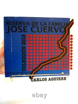 JOSE CUERVO Tequila Reserva De Familia2013Wood Box Empty BottleCARLOS AGUIRRE