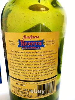 JOSE CUERVO Tequila Reserva De Familia2013Wood Box Empty BottleCARLOS AGUIRRE