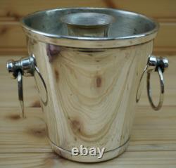 J Ramirez Mexico Silverplate Bar Tequila-Ice Bucket Insert Liquor Vessel #2 (S4)
