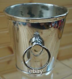 J Ramirez Mexico Silverplate Bar Tequila-Ice Bucket Insert Liquor Vessel #2 (S4)