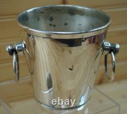 J Ramirez Mexico Silverplate Bar Tequila-Ice Bucket Insert Liquor Vessel #2 (S4)