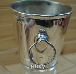 J Ramirez Mexico Silverplate Bar Tequila-Ice Bucket Insert Liquor Vessel #2 (S4)
