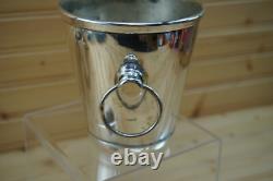 J Ramirez Mexico Silverplate Bar Tequila-Ice Bucket Insert Liquor Vessel #2 (S4)