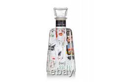 Jean-Michel Basquiat 1800 Tequila Bottle Art Collection. Limited edition. Empty