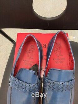 Jeffery West Men's Hand Made Croc Loafers Slip On Shoes Size UK 8.5 Tequila
