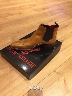 Jeffery West Muse Tequila Honey Boots Size 8 £230