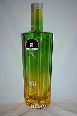 Jimi Hendrix Electric Tequila Bottle 750ml Empty Voodoo Anejo