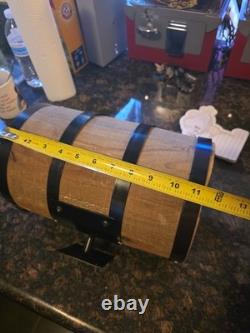 Jose Cuervo 100% De Agave Wooden Barrel Bar Display Tequila Decor sign withmount