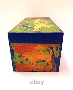 Jose Cuervo Coleccion 2002 Tequila Box 11 3/4x4 3/4 X4 Signed Design Luis Zarate