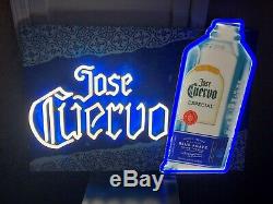 Jose Cuervo Especial Silver Tequila Led Bar Sign Man Cave Garage Decor Large