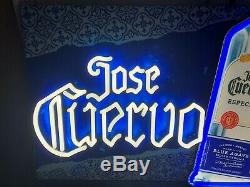 Jose Cuervo Especial Silver Tequila Led Bar Sign Man Cave Garage Decor Large
