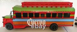Jose Cuervo Metal Bus Tequila Display (Pole Topper) Very Collectable/Very Rare