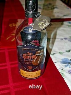 Jose Cuervo Reserva Da La Familia Tequila Box & empty Bottle CORK TOP to Refill