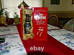 Jose Cuervo Reserva Da La Familia Tequila Box & empty Bottle CORK TOP to Refill