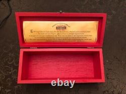 Jose Cuervo Reserva De La Familia Tequila 1999 Leonardo Gutierrez Wood Box Red