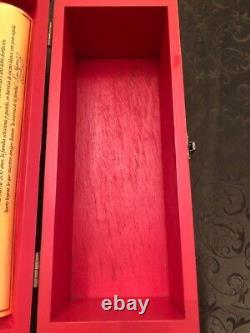 Jose Cuervo Reserva De La Familia Tequila 1999 Leonardo Gutierrez Wood Box Red