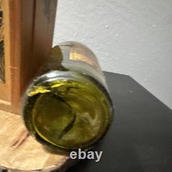 Jose Cuervo Reserva De La Familia Tequila Wood box 1995 Original empty Bottle