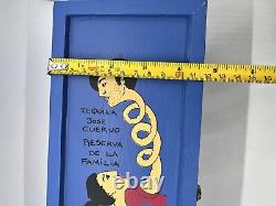 Jose Cuervo Reserva de la Familia Tequila Blue Box with Art by Mercedes Gertz