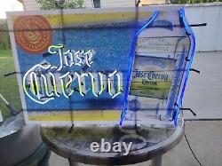 Jose Cuervo Sign Original Neon Rare Tequila Silver Agave Especial Hecho Mexico