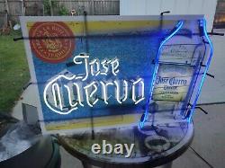 Jose Cuervo Sign Original Neon Rare Tequila Silver Agave Especial Hecho Mexico