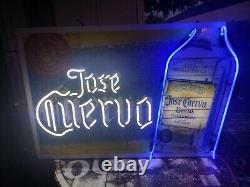 Jose Cuervo Sign Original Neon Rare Tequila Silver Agave Especial Hecho Mexico