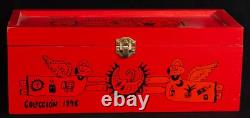 Jose Cuervo Tequila 1996 Wooden Box Manuel Velazquez Reserva Red ARTIST CARD
