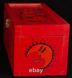 Jose Cuervo Tequila 1996 Wooden Box Manuel Velazquez Reserva Red ARTIST CARD