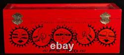 Jose Cuervo Tequila 1996 Wooden Box Manuel Velazquez Reserva Red ARTIST CARD