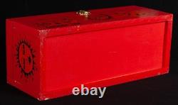 Jose Cuervo Tequila 1996 Wooden Box Manuel Velazquez Reserva Red ARTIST CARD