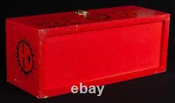 Jose Cuervo Tequila 1996 Wooden Box Manuel Velazquez Reserva Red ARTIST CARD