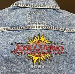 Jose Cuervo Tequila Embroidered Lee Jeans Denim Jacket Medium