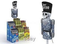 Jose Cuervo Tequila Nutcracker Display Piece Man Cave Pole Topper Sugar Skull