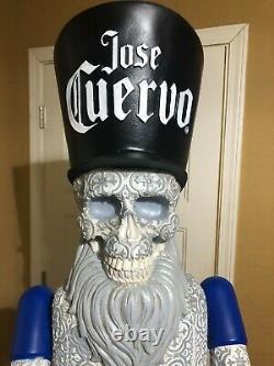 Jose Cuervo Tequila Nutcracker Display Piece Man Cave Pole Topper Sugar Skull