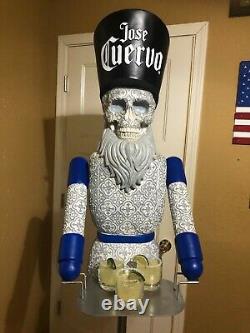 Jose Cuervo Tequila Nutcracker Display Piece Man Cave Pole Topper Sugar Skull