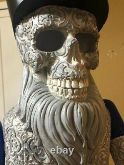 Jose Cuervo Tequila Nutcracker Display Piece Man Cave Pole Topper Sugar Skull