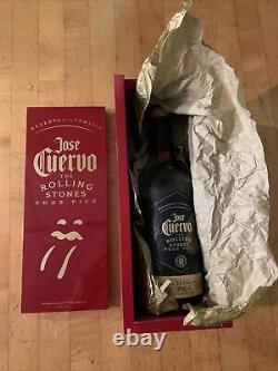 Jose Cuervo Tequila Reserva De Familia 2016 Rolling Stones Box & Empty Bottle