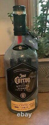 Jose Cuervo Tequila Reserva De Familia 2016 Rolling Stones Box & empty bottle