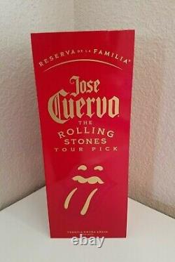 Jose Cuervo Tequila Reserva De Familia Box 2016 Rolling Stones VERY RARE