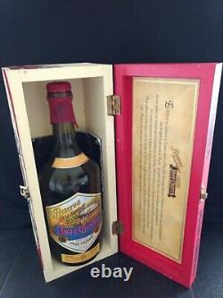 Jose Cuervo Tequila Reserva de La Familia Wood Box With Bottle (Empty Bottle)