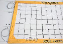Jose Cuervo Tequila Volleyball Net Aircraft Cable Top and Bottom JCCNC